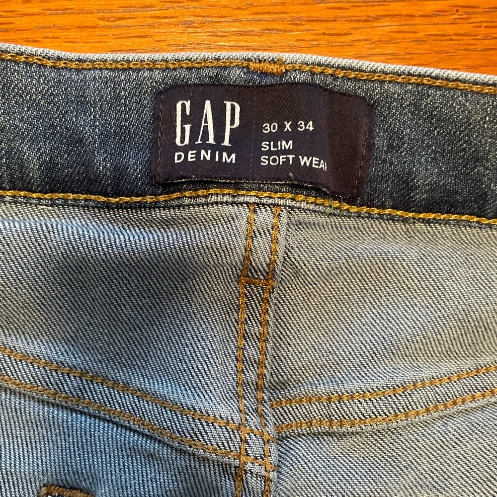 Gap Slim Soft wear men jeans 30x34
